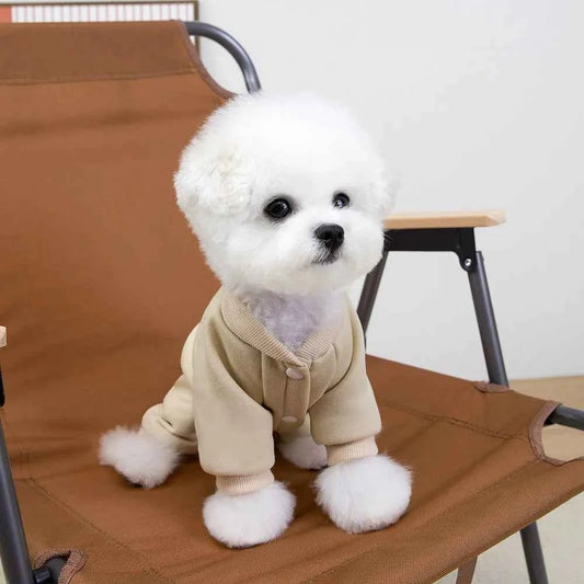 4 Legs Dog Hoodies Jumpsuit for Small Dogs Puppy Clothes Sport Dog Pullover Sweatshirt Doggies Winter Coat Warm Pet Cat Apparel