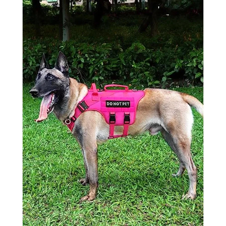 Tactical Dog Harness — Heavy Duty Service Vest with Handle