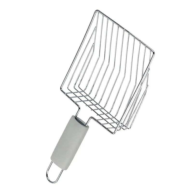 Cat Litter Scoop — Lightweight Metal Cleaning Shovel for Easy Litter Box Maintenance