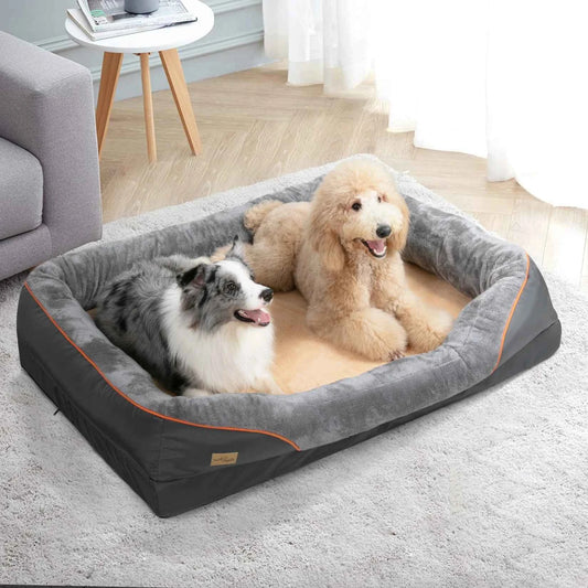 Large Dog Bed with Removable Washable Waterproof Cover — Sponge Foam Support (Copy)