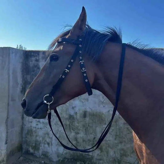 Adjustable Horse Halter Throat Latch For Horse Bridle With 3 Buckles Horse Head Headstall Lead Rope Horse Farm Must-have