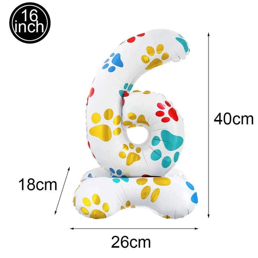 Dog Birthday Party Decorations 12inch Latex Print Animal Balloons Cute Pet Puppy Theme Baby Shower Birthday Party Decor Supplies