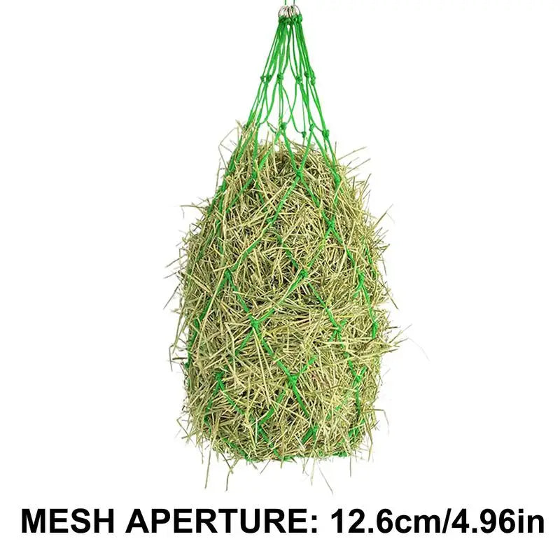 Horse Hay Net Bag — Hangable for Barn Stalls & Paddocks