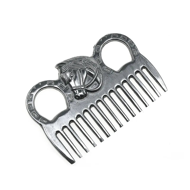 Aluminum Mane & Tail Detangler Comb for Horses