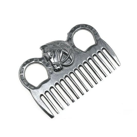 Aluminum Mane & Tail Detangler Comb for Horses
