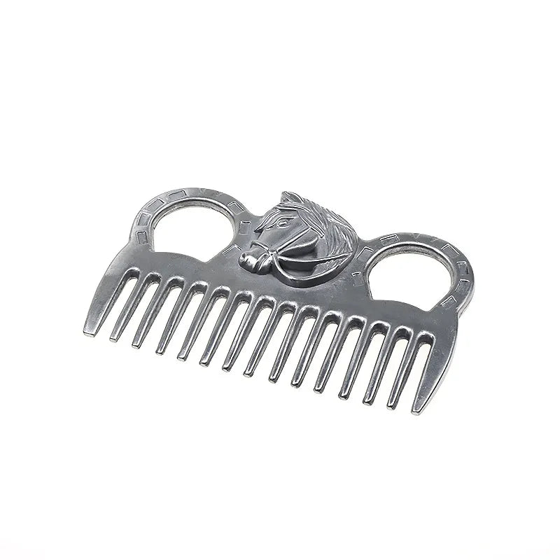 Aluminum Mane & Tail Detangler Comb for Horses