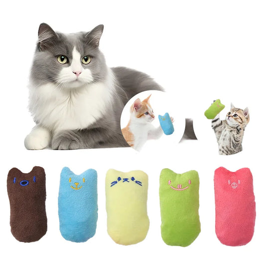 Safe Velvet Chew Toy for Cats — Pink or Blue