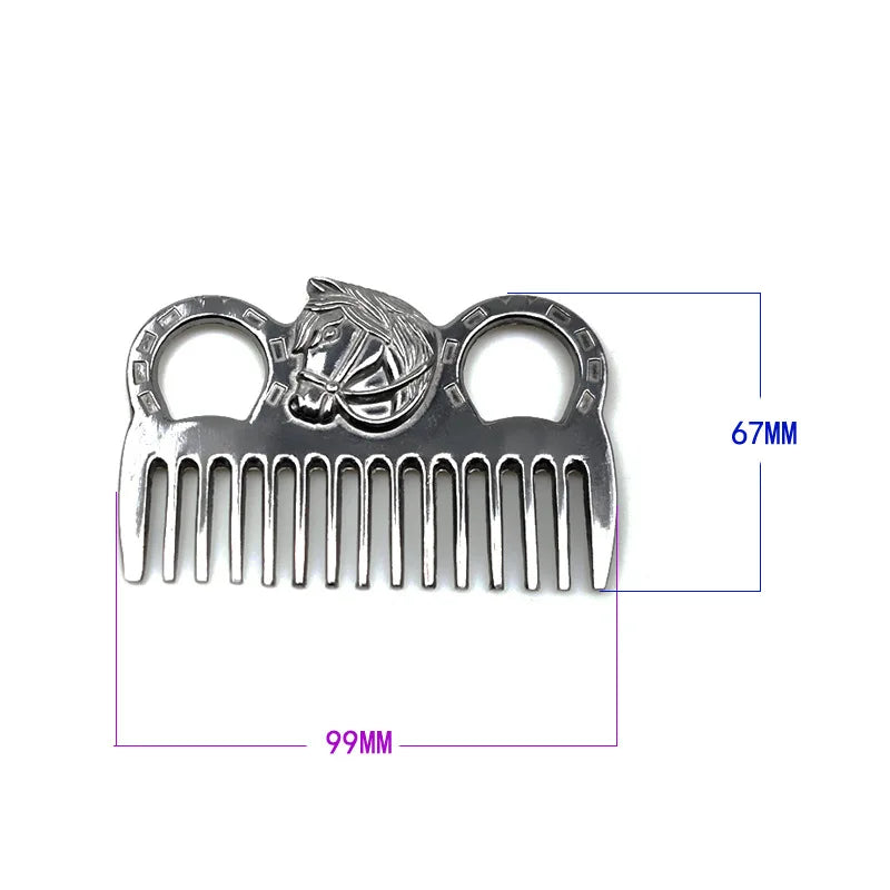 Aluminum Mane & Tail Detangler Comb for Horses