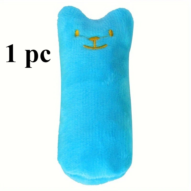 Safe Velvet Chew Toy for Cats — Pink or Blue