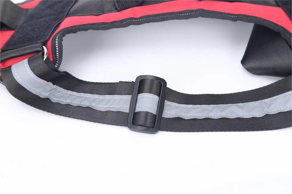 No-Pull Reflective Dog Harness Vest — Breathable, Adjustable with Custom ID Patch
