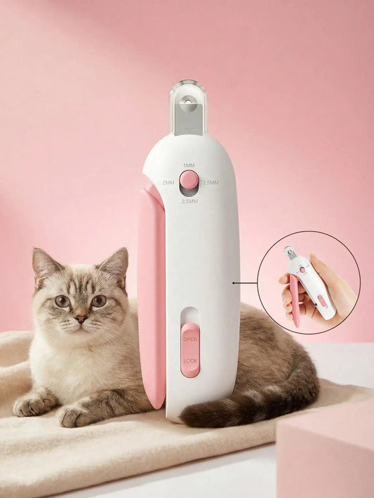 Professional Cat & Dog Nail Clippers — Stainless Steel Safety Trimmer