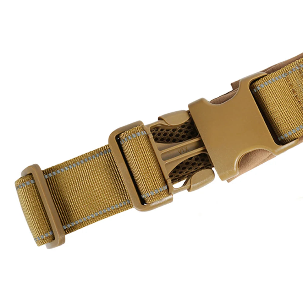Tactical Anti-Pull Dog Harness with Handle — 1000D Nylon, Reflective, Adjustable Training Vest