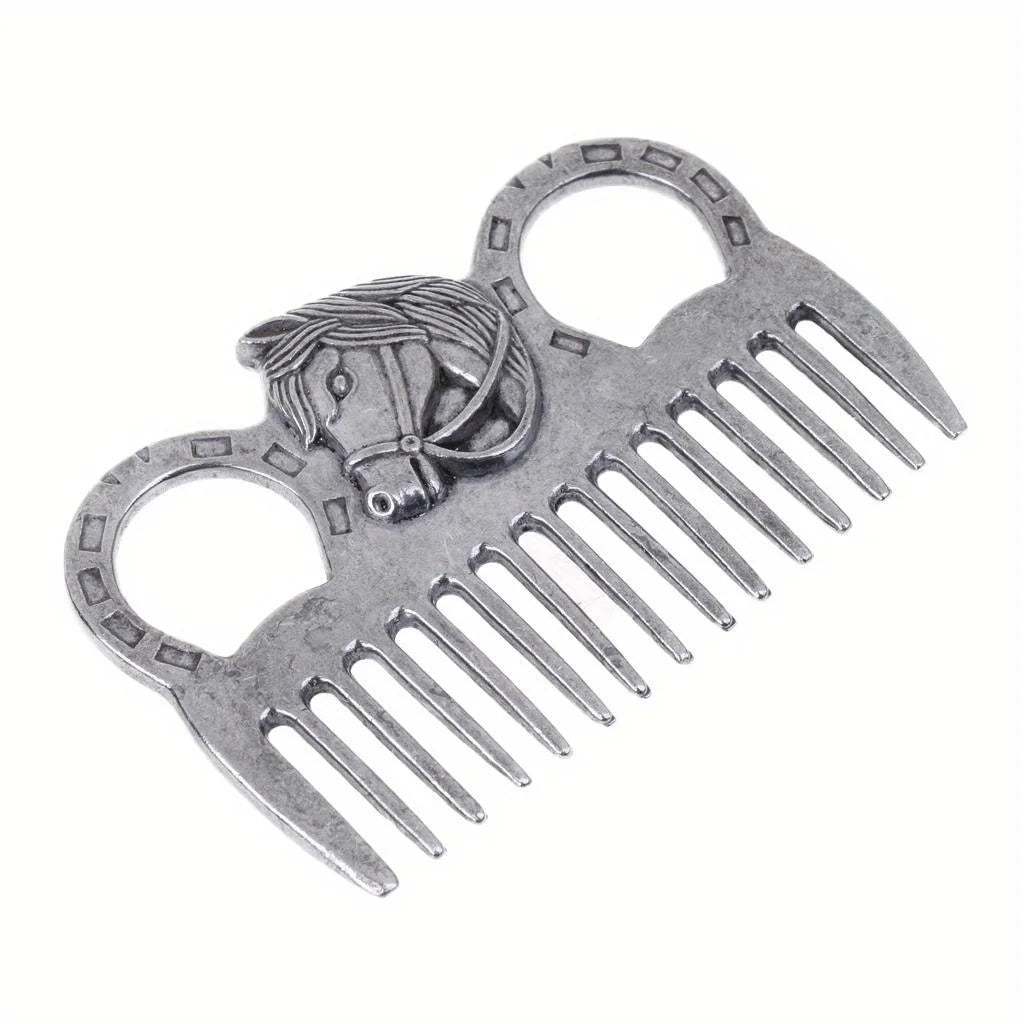 Aluminum Mane & Tail Detangler Comb for Horses