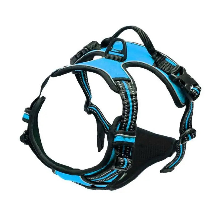 No-Pull Dog Walking Harness — Adjustable Nylon in 8 Colors