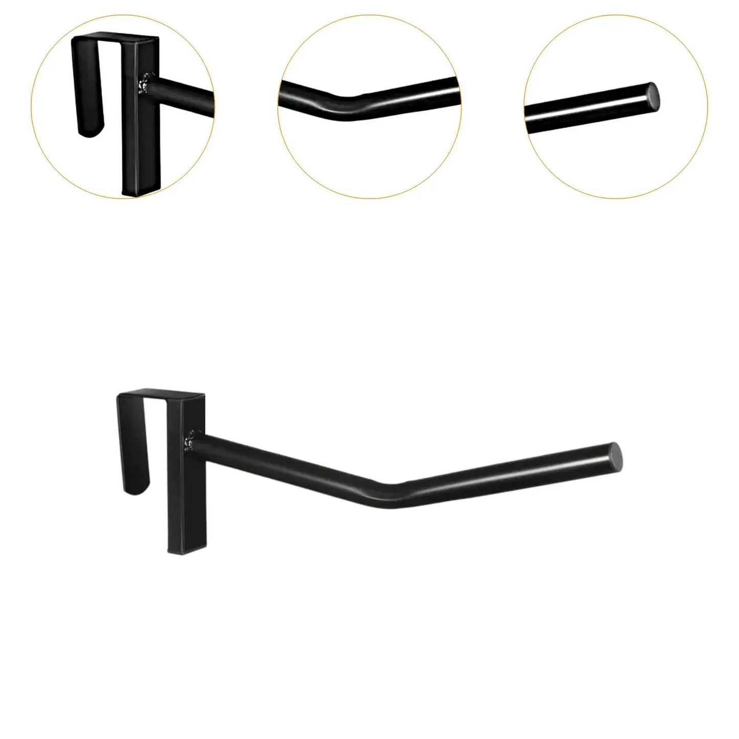 Horse Saddle Rack Stand & Organizer — Removable Black Bar for Stall Walls, Doors & Trailers