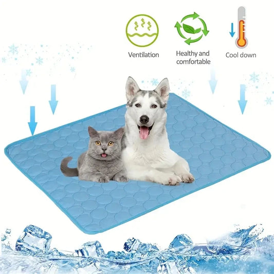 Extra Large Pet Self-Cooling Mat — Ice Pad for Dogs & Cats