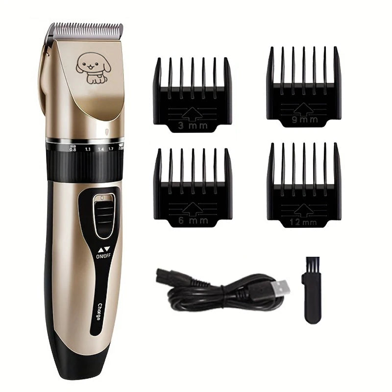 Pet Hair Trimmer Kit — Electric Precision Clippers for Dogs & Cats