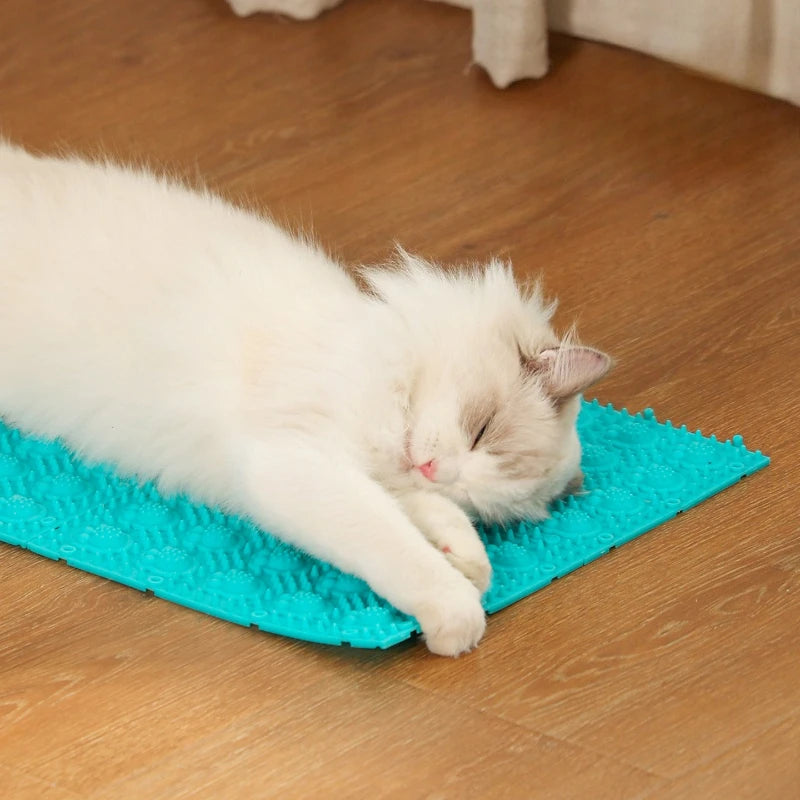 Cat & Kitten Fur Cleaning Massage Brush — Soft Plastic Grooming Tool