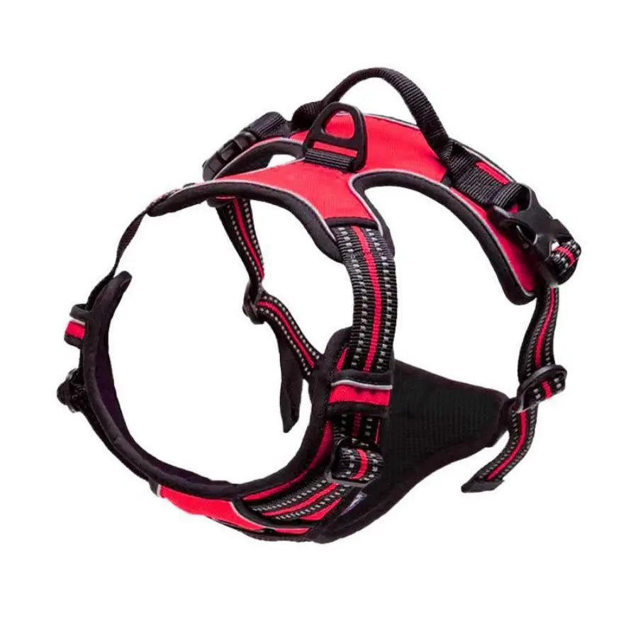 No-Pull Dog Walking Harness — Adjustable Nylon in 8 Colors