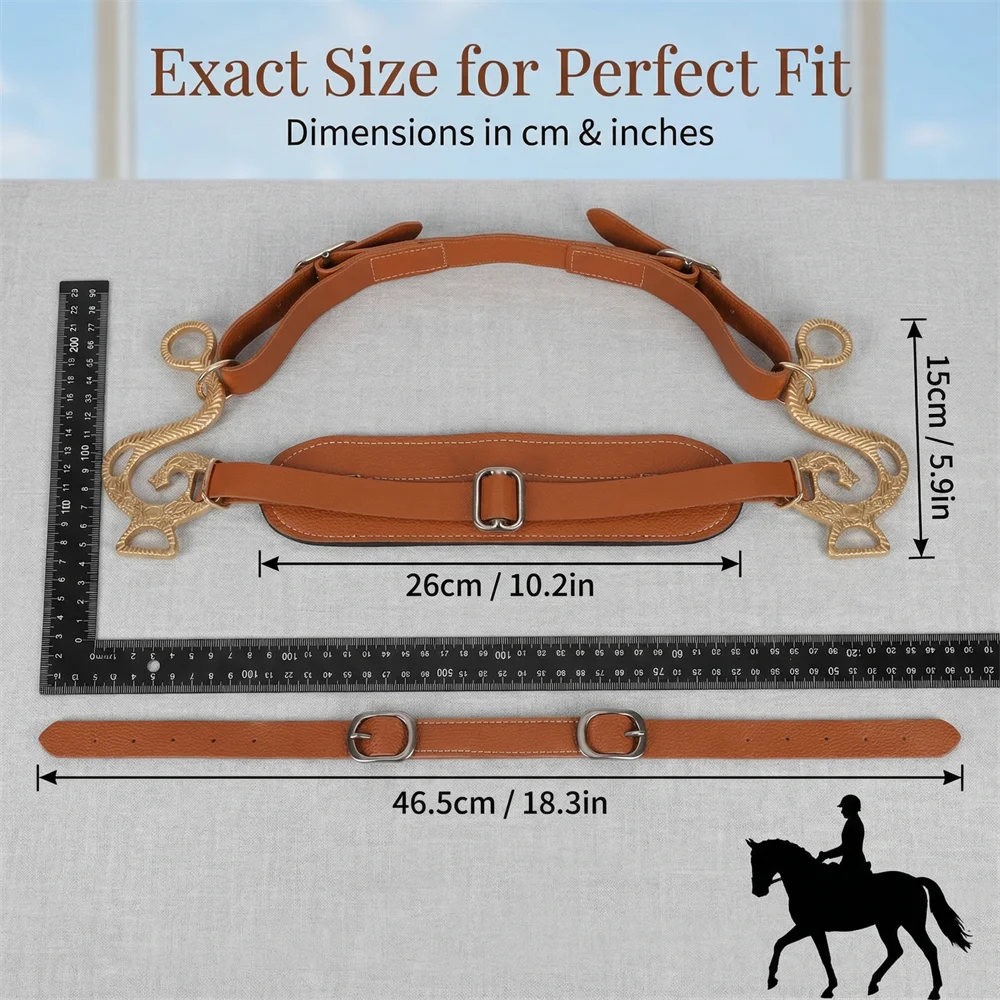 Horse Hackamore Bridle — Leather, Padded Nose, Curb Chain, English & Western