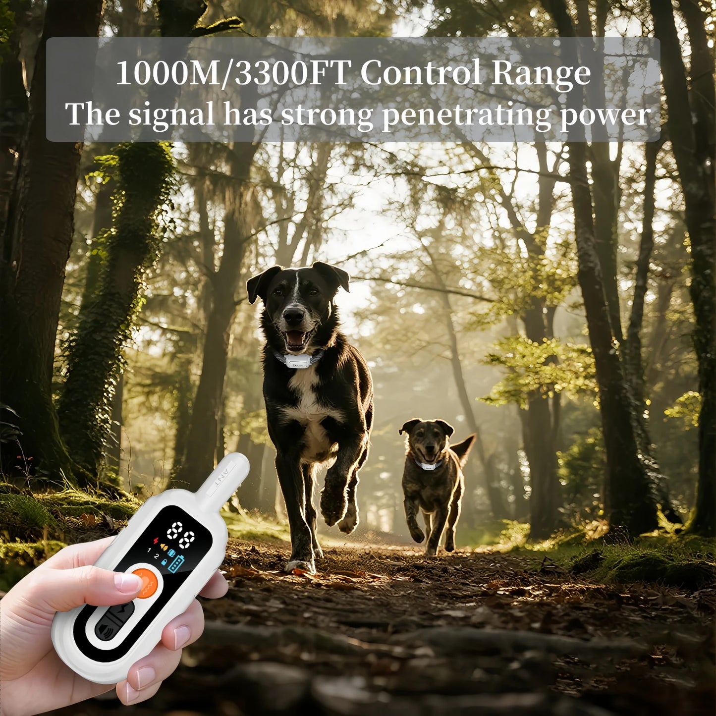 Electric Remote Dog Training Collar — Rechargeable with Multiple Modes