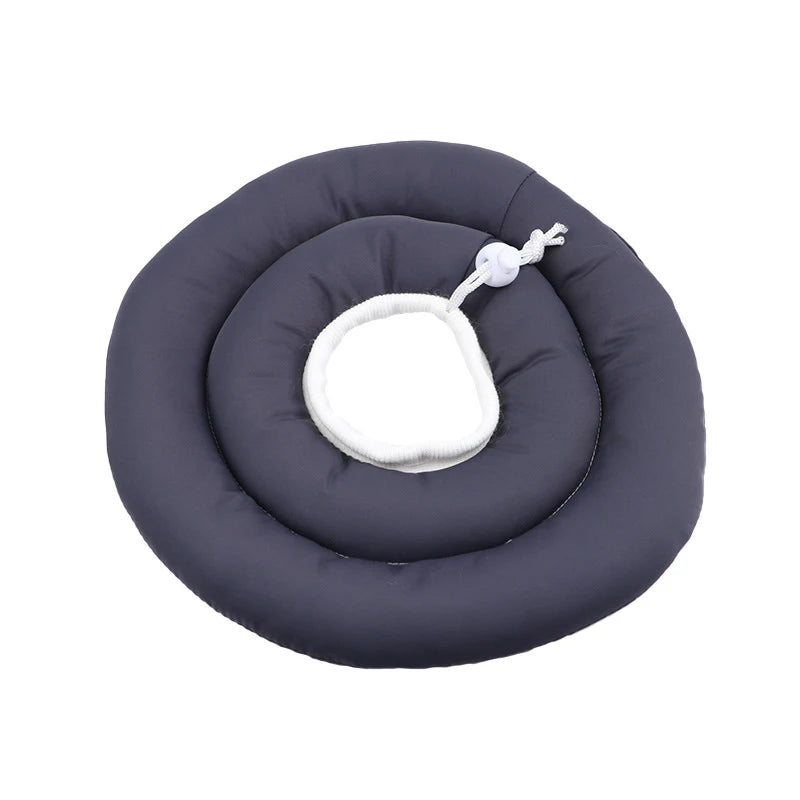 Adjustable Dog & Cat Recovery Collar — Soft Cotton, Prevents Licking Wounds