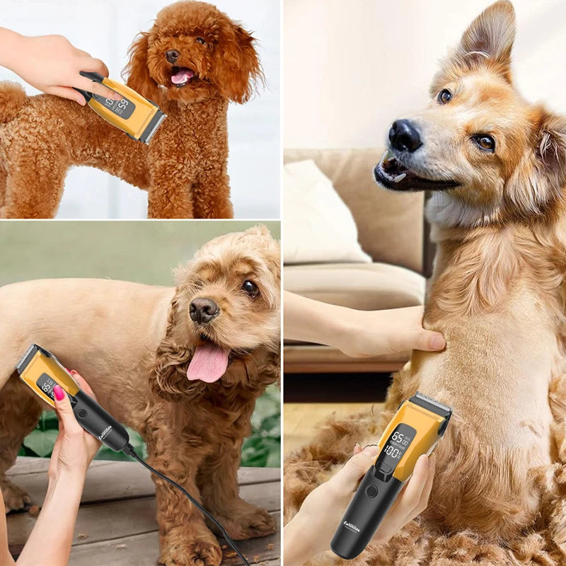 Rechargeable Electric Pet Hair Trimmer & Shaver — Type-C USB, Dogs & Cats