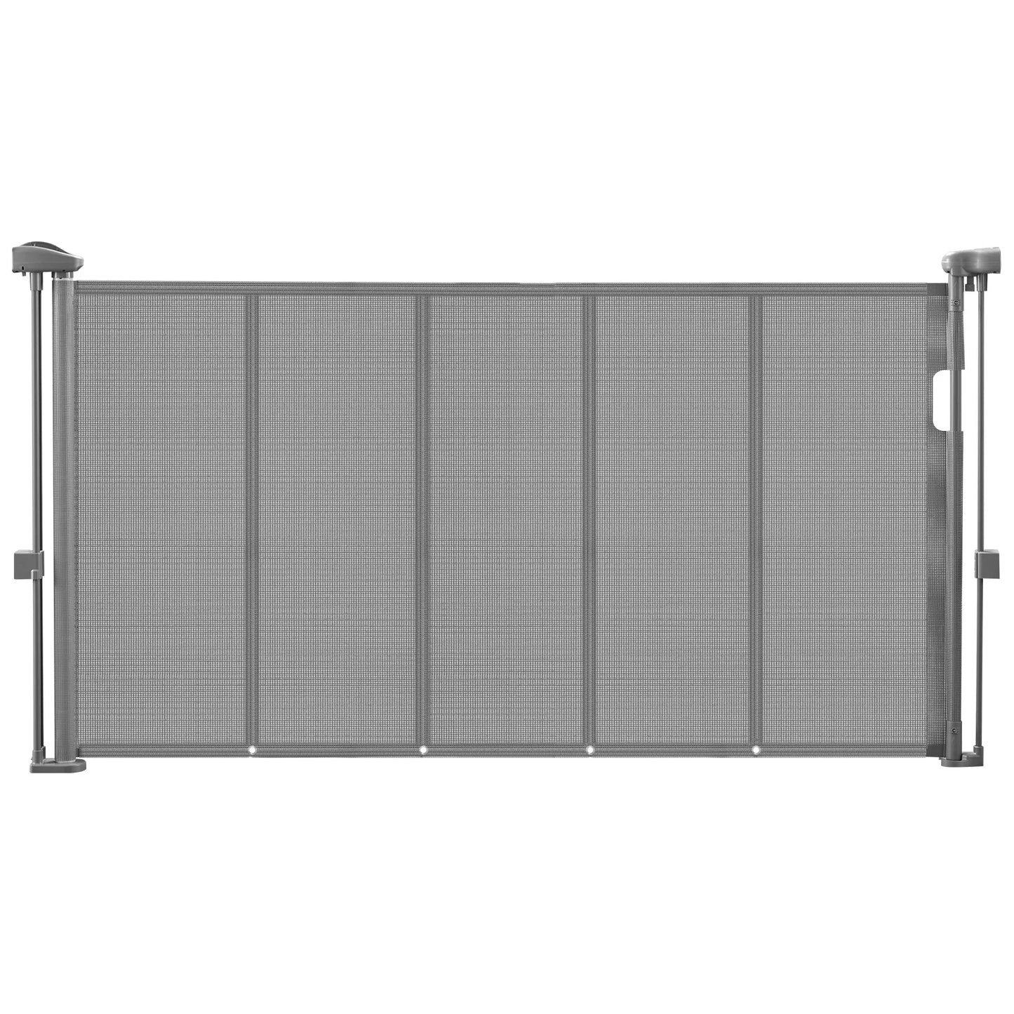 Retractable Pet Gate — Extends 55” to 110” Wide, 34” Tall, Easy to Install