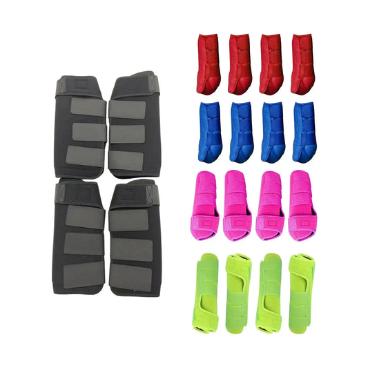 Horse Leg Boots — 4-Pack Durable Protection & Support for Outdoor Training | S, M, L