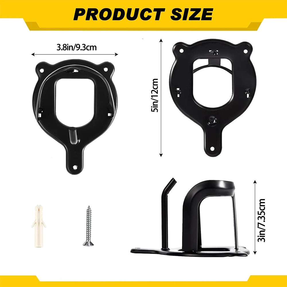 Horse Halter & Bridle Hooks — Metal with Tubes and Screws for Tack Storage