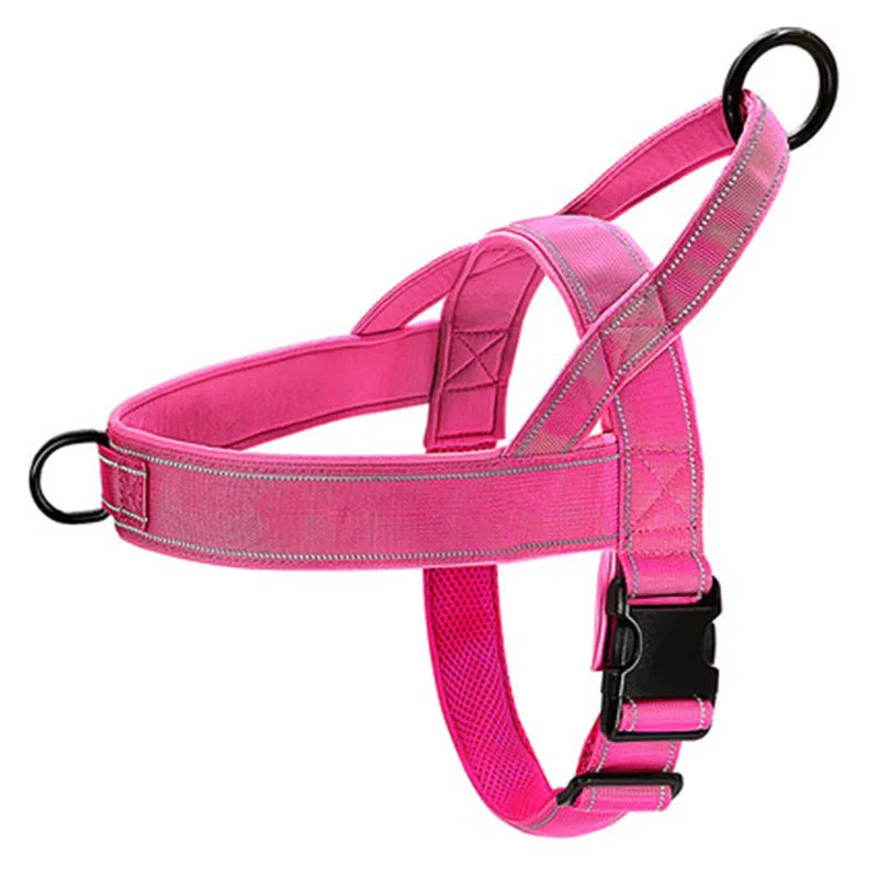 Tactical Anti-Pull Dog Harness with Handle — 1000D Nylon, Reflective, Adjustable Training Vest