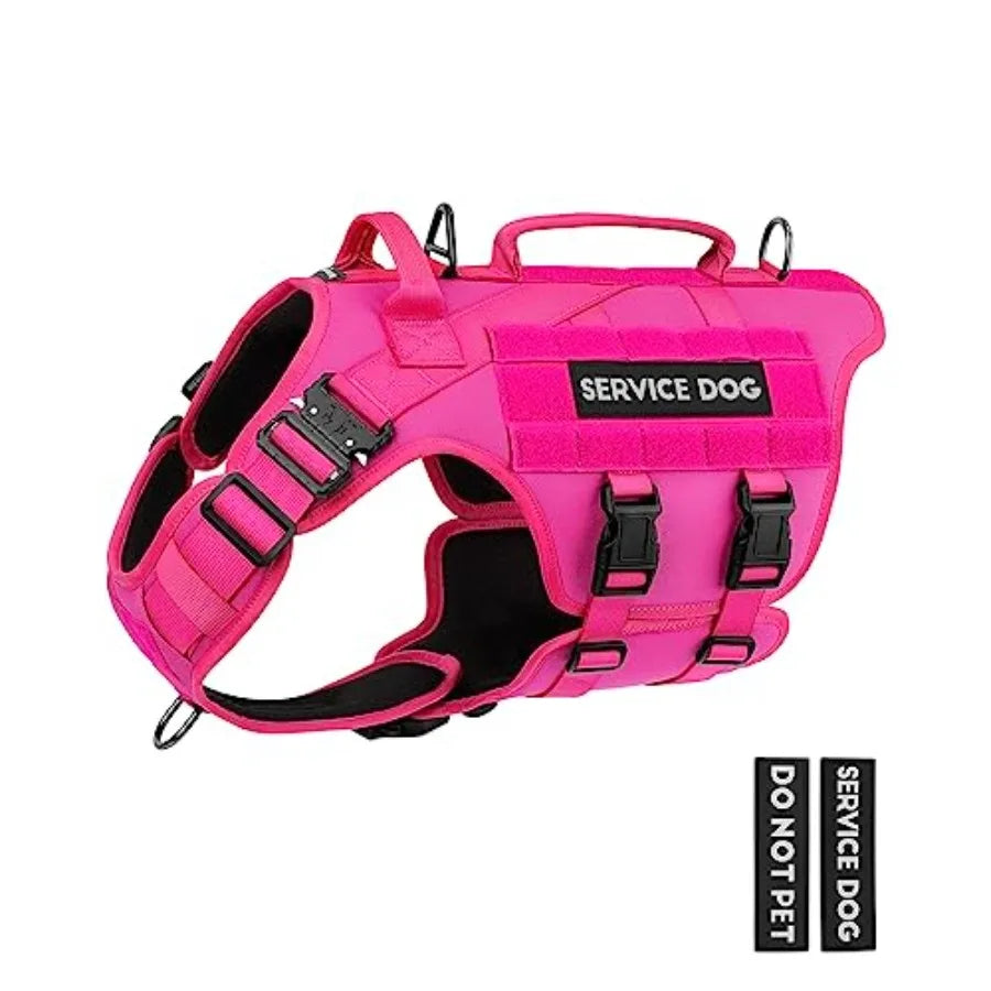 Tactical Dog Harness — Heavy Duty Service Vest with Handle