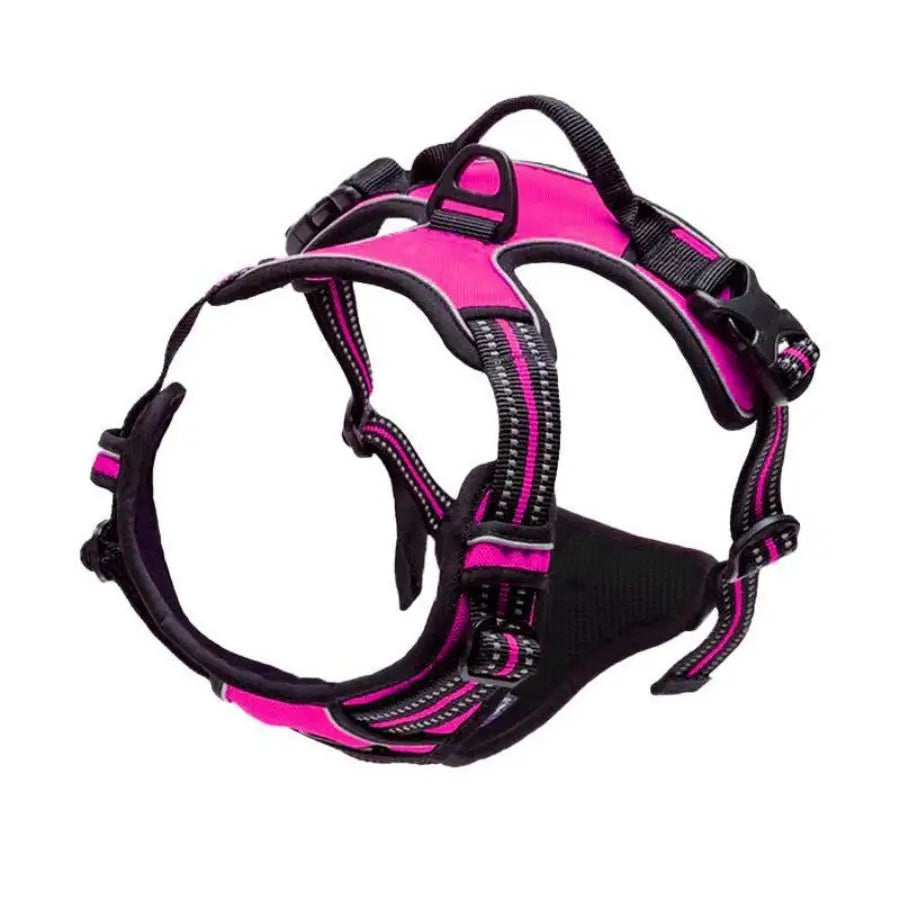 No-Pull Dog Walking Harness — Adjustable Nylon in 8 Colors