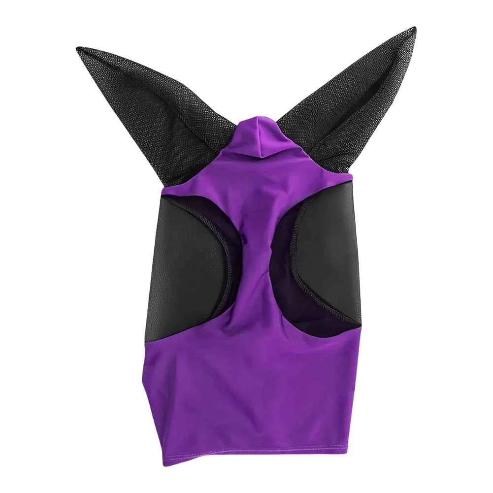 Horse Fly Mask — Stretchy Knitted Mesh, Eye & Ear Protection