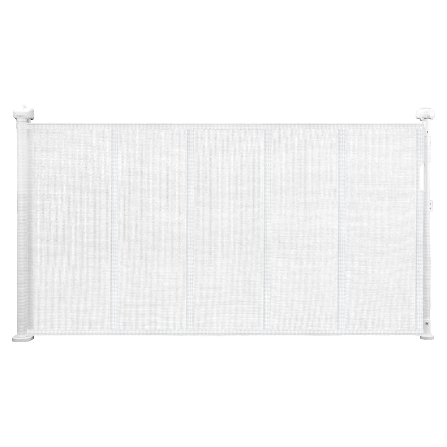 Retractable Pet Gate — Extends 55” to 110” Wide, 34” Tall, Easy to Install