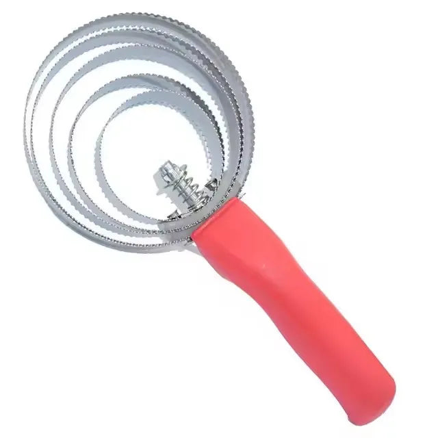 Horse Curry Comb — Serrated Grooming Tool for Hair Removal, Sweat Scraping & Cattle Scratching