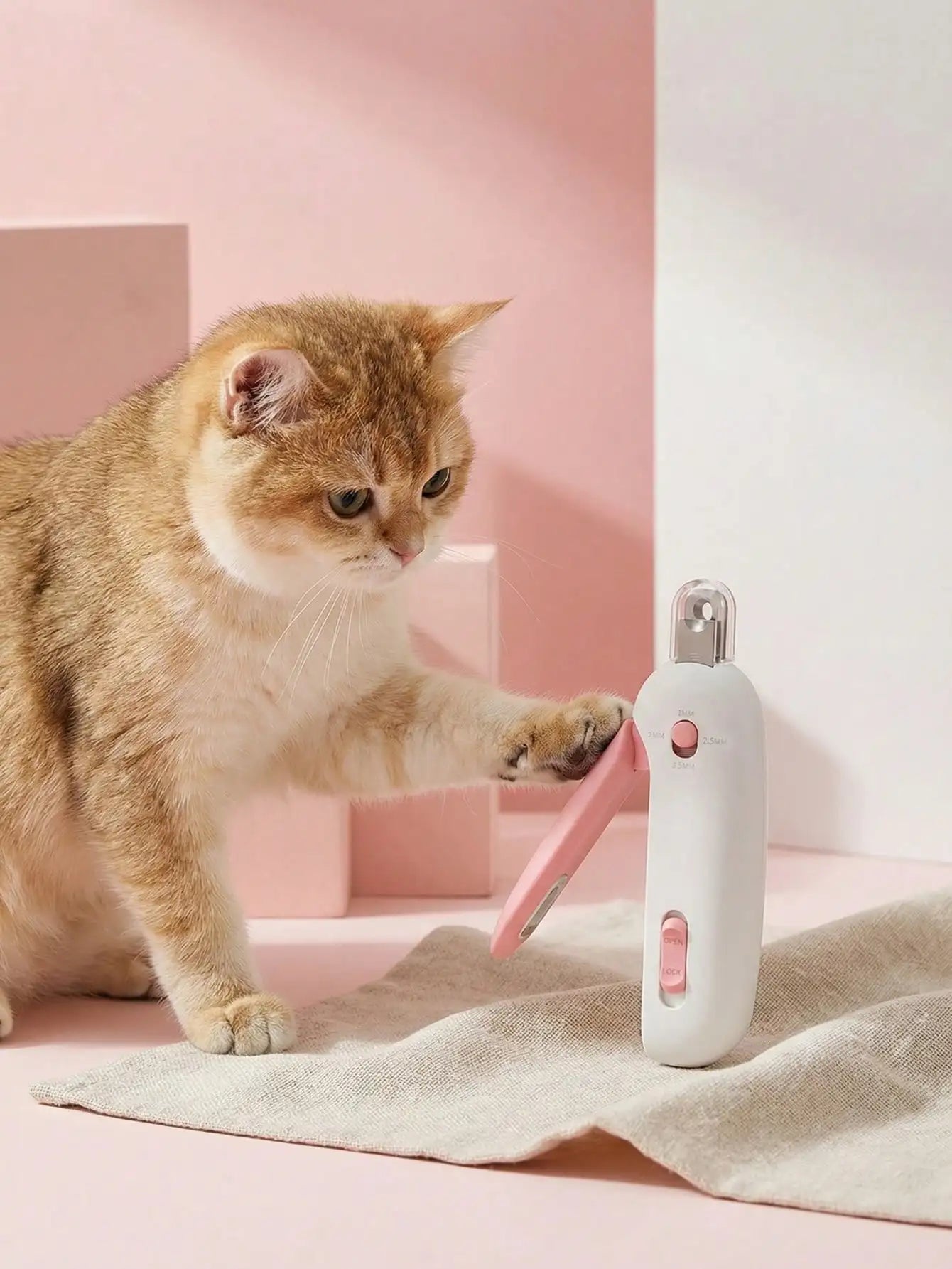 Professional Cat & Dog Nail Clippers — Stainless Steel Safety Trimmer