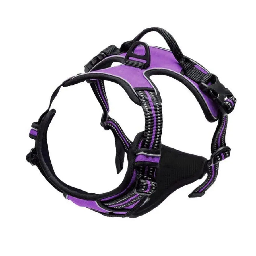 No-Pull Dog Walking Harness — Adjustable Nylon in 8 Colors