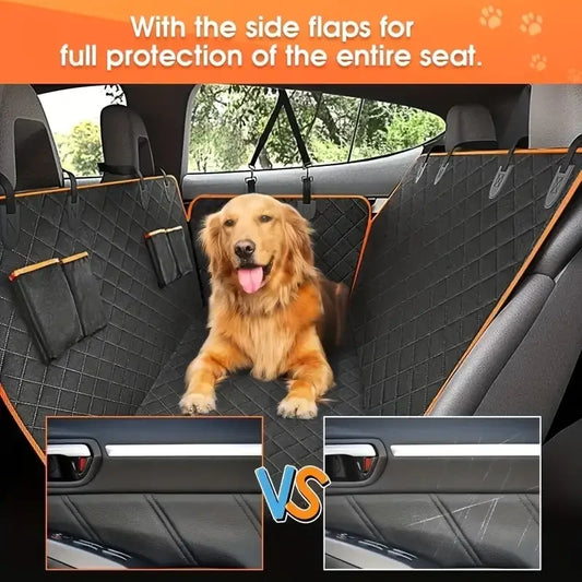 Waterproof Pet Car Seat Cover — Nonslip Hammock Protector for Dogs, Cats & Small Animals
