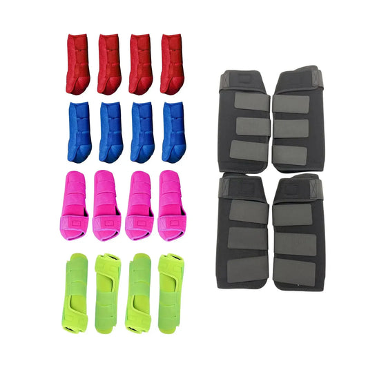 Horse Leg Boots — 4-Pack Durable Protection & Support for Outdoor Training | S, M, L
