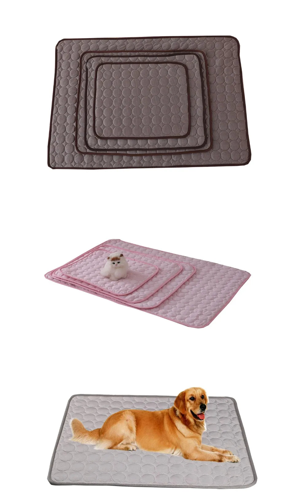 Extra Large Dog & Cat Cooling Mat — Self-Cooling Ice Pad for Big Dogs