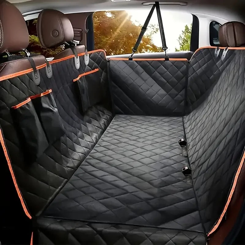 Waterproof Pet Car Seat Cover — Nonslip Hammock Protector for Dogs, Cats & Small Animals