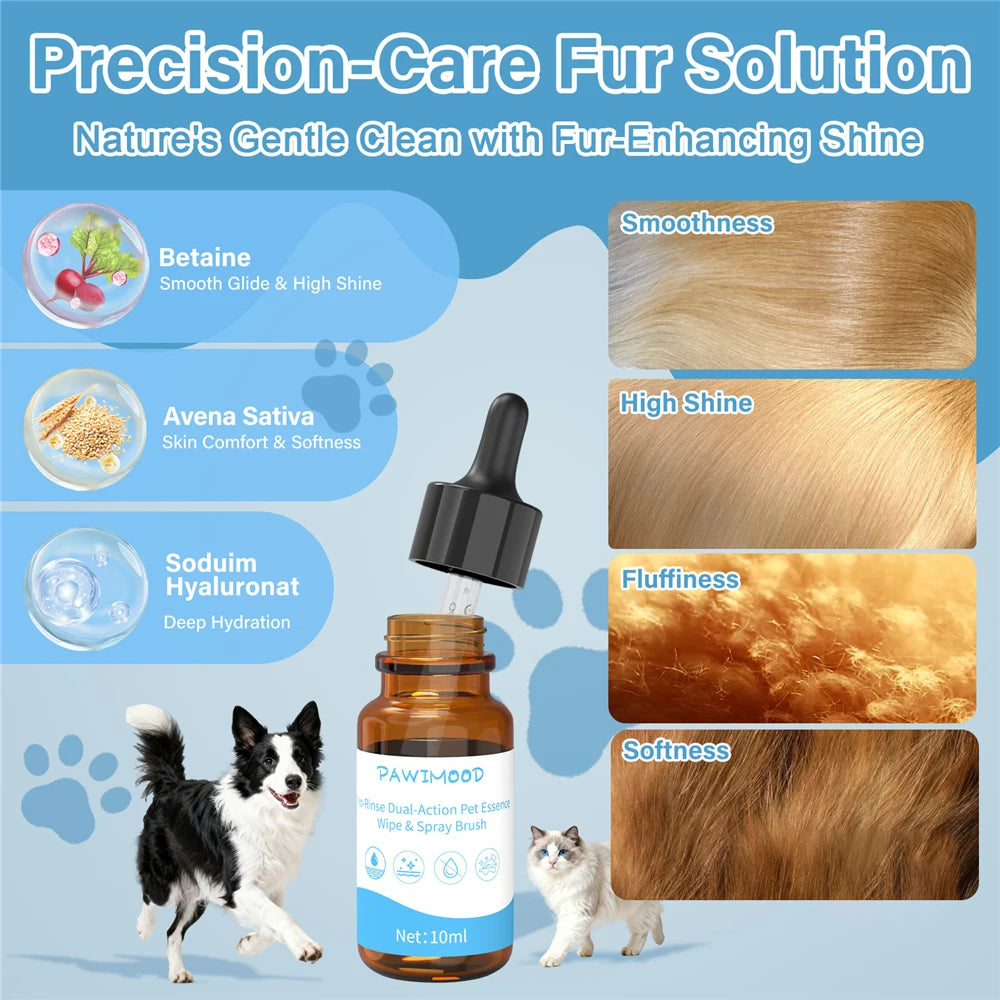 3-in-1 Pet Steamer Brush — Dematting & Deshedding Tool for Dogs & Cats