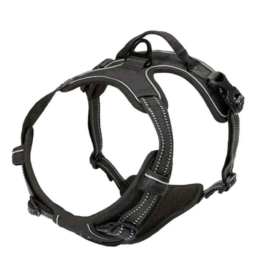 No-Pull Dog Walking Harness — Adjustable Nylon in 8 Colors