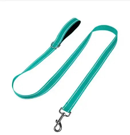 Reflective Night Safety Lead Strap for Dogs & Cats — Multiple Lengths & Colors
