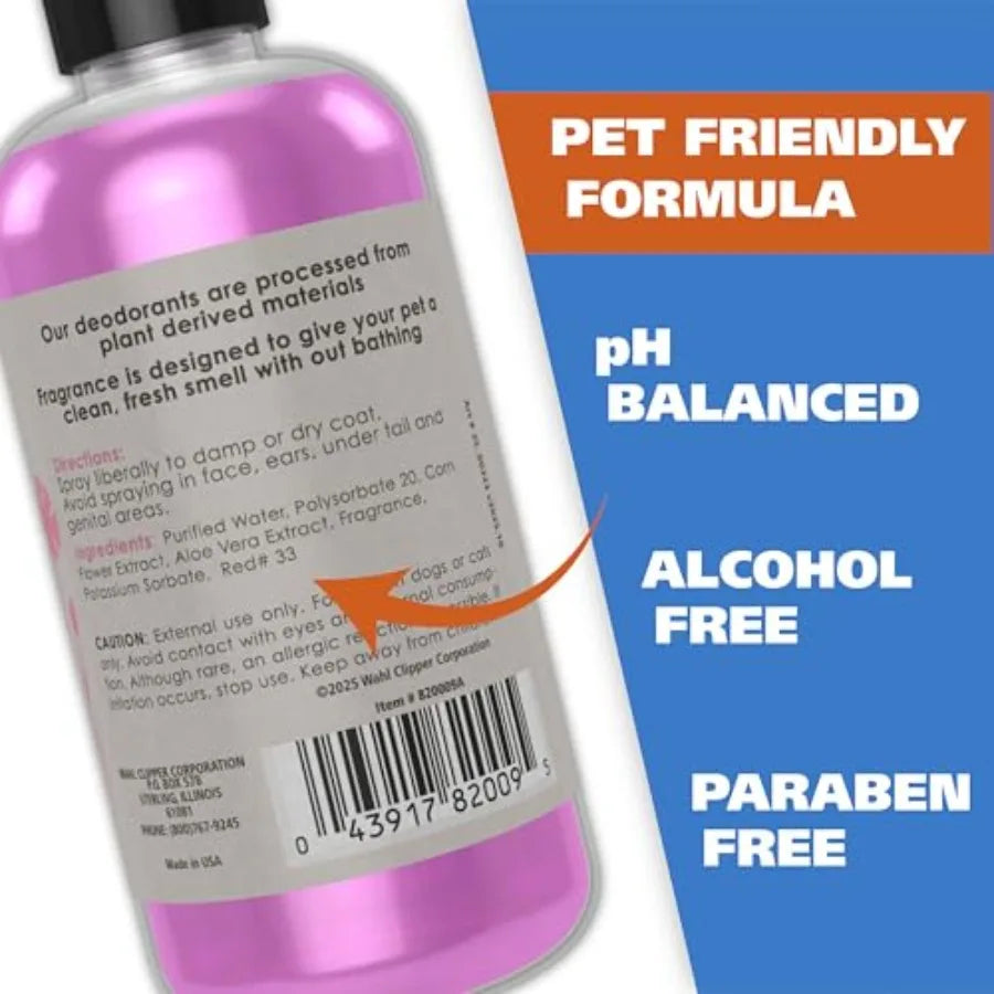 USA Cornflower Scented Pet Deodorant Spray for Dogs & Cats — 8 oz