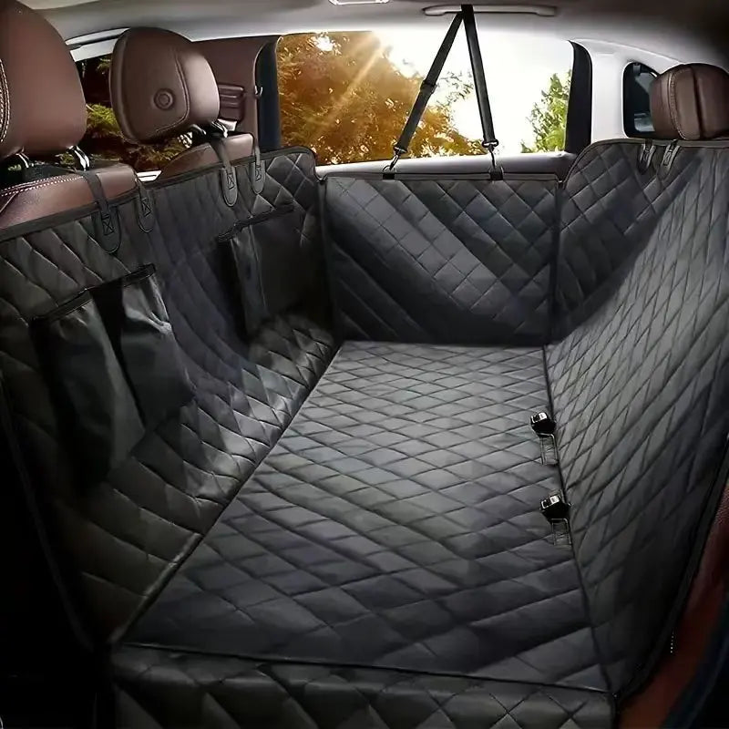 Waterproof Pet Car Seat Cover — Nonslip Hammock Protector for Dogs, Cats & Small Animals