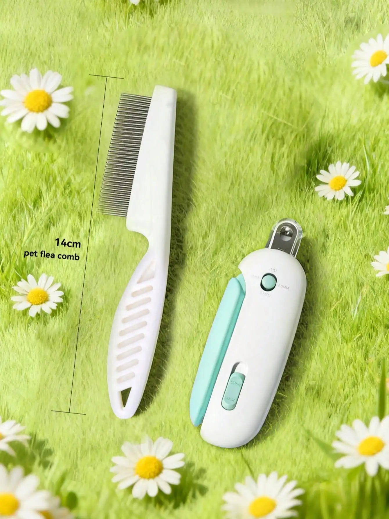 Professional Cat & Dog Nail Clippers — Stainless Steel Safety Trimmer