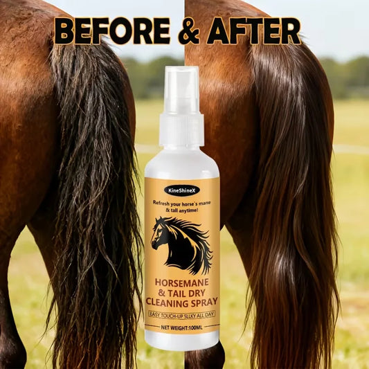 No-Rinse Horse Mane & Tail Detangling Spray — Smoothing & Conditioning