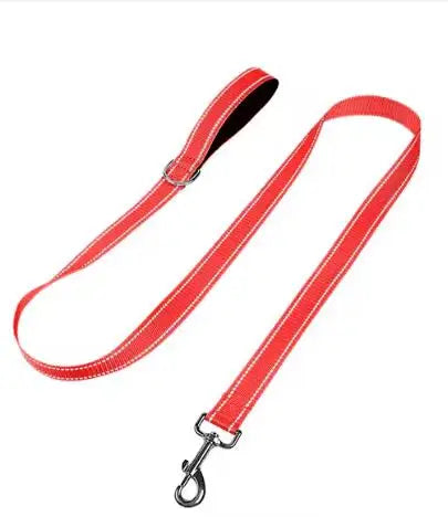 Reflective Dog & Cat Harness Lead Strap — Night Walking & Training, 1.2m / 1.5m / 1.8m